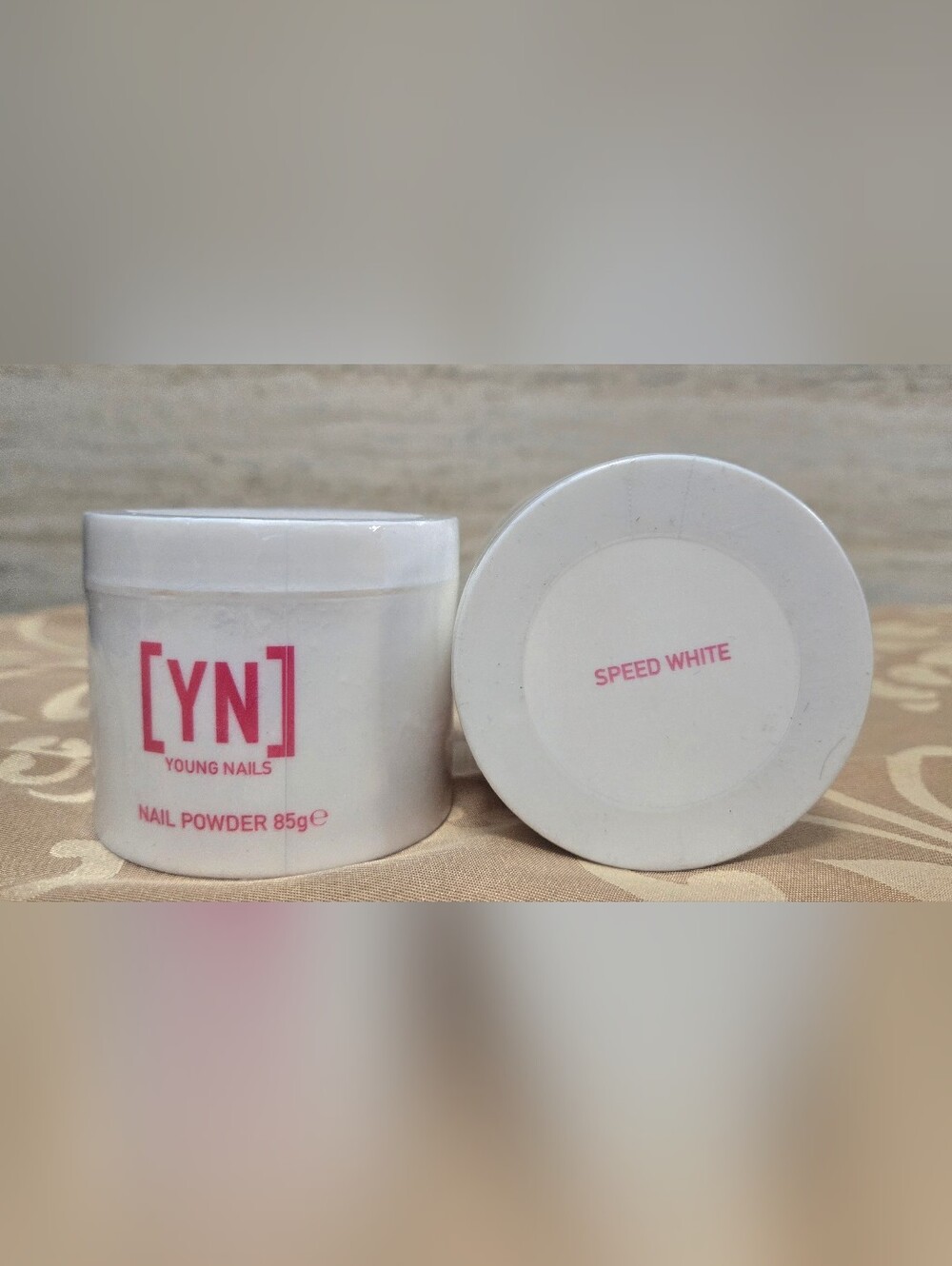 Young Nails - Speed White Acrylic Nail Powder, Bright White, 85g